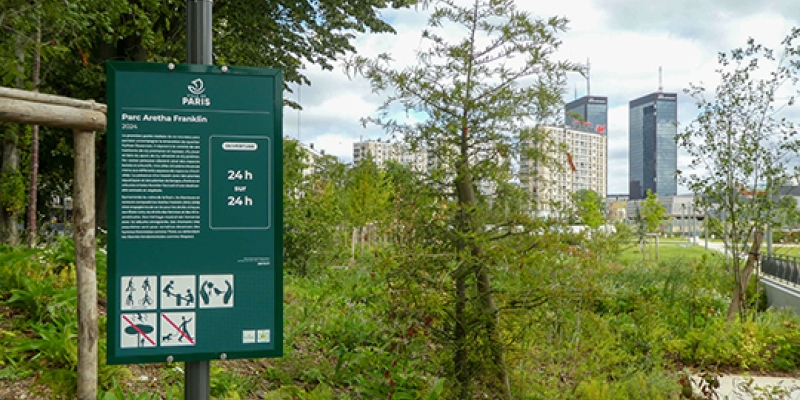 A Paris Park Named after Aretha